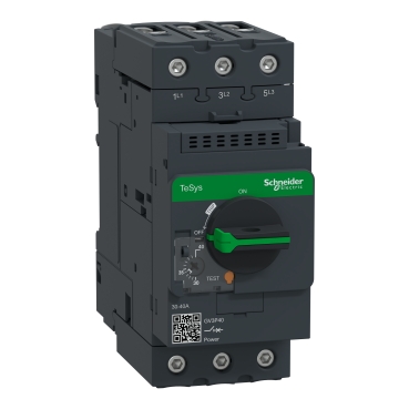 GV3P40 - Motor circuit breaker, TeSys GV3, 3P, 30-40 A, thermal magnetic, EverLink terminals