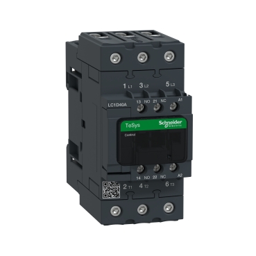 LC1D40AE7 TeSys D contactor - 3P(3 NO) - AC-3 - <= 440 V 40 A - 48 V AC 50/60 Hz coil