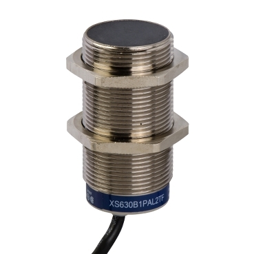 XS630B1PAL10 - Inductive proximity sensors XS, inductive sensor XS6 M30, L62mm, brass, Sn15mm, 12...48 VDC, cable 10 m