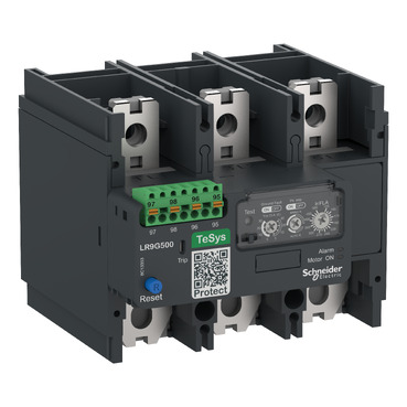 LR9G500 - Electronic thermal overload relay,TeSys Giga,125-500 A,class 5E-30E,push-in control connection