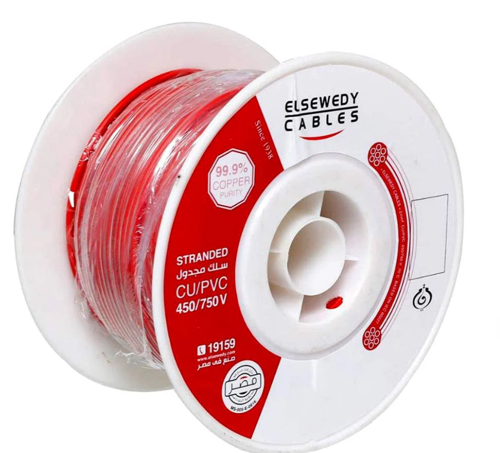 El Sewedy Electric Standard Cable (2mm, Red)