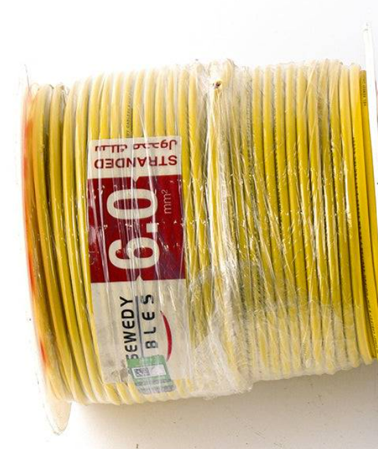 El Sewedy Electric Stranded Cable (6mm, Yellow)