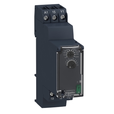 RE22R1DMR - Modular timing relay, 8 A, 0.05 s…300 h, 1 CO, symmetrical flashing , 24...240 V AC/DC