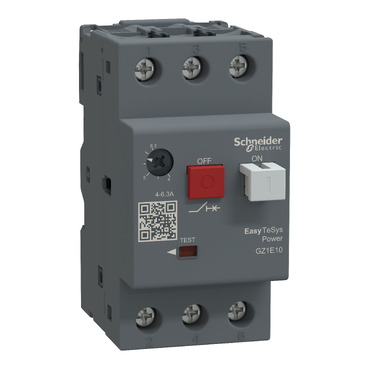 GZ1E10 | Motor circuit breaker,Easy TeSys Power,GZ1E,AC-3,3P,4..6.3A,thermal magnetic trip