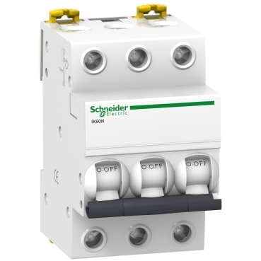 A9K24332 | Miniature circuit-breaker, Acti9 iK60N, 3P, 32 A, C curve, 6000 A (IEC 60898-1) Schneider Electric