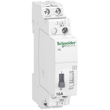 A9C30812 | impulse relay iTL - 2P - 2 NO - 16A - coil 110 VDC - 230...240 VAC 50/60Hz