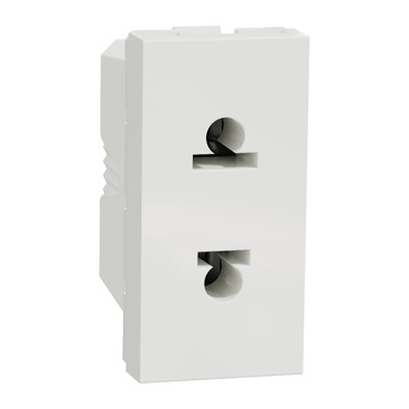 NU302018 | Socket-outlet, New Unica, 2P, 16A, white