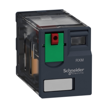 RXM2AB1P7 | Miniature plug-in relay, 12 A, 2 CO, 230 V AC