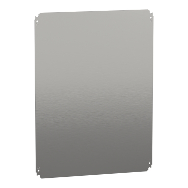 NSYMM75 | Schneider Plain Mounting Plate | 700x500mm, Galvanized Steel