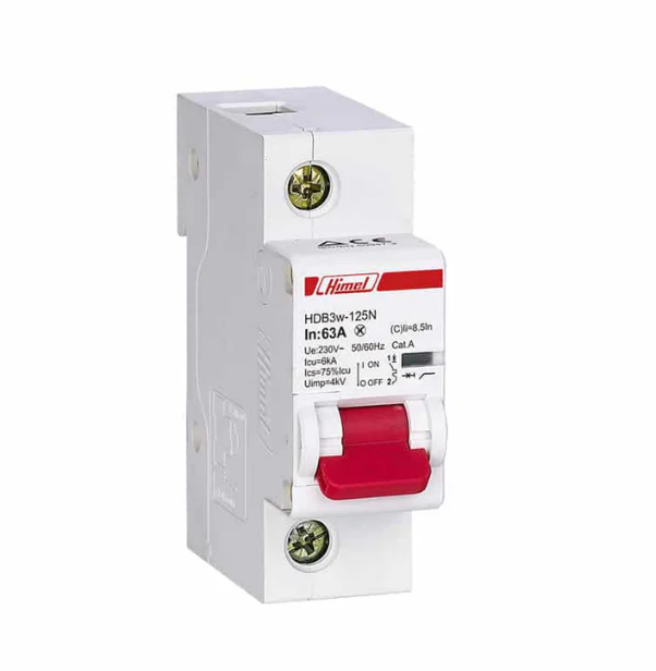 Himel Circuit breaker MCB-1Poles-63 A-6KA