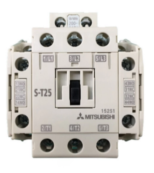 S-T25 | Mitsubishi Contactor 30A, 15KW, Coil 220VAC, 2NO + 2NC