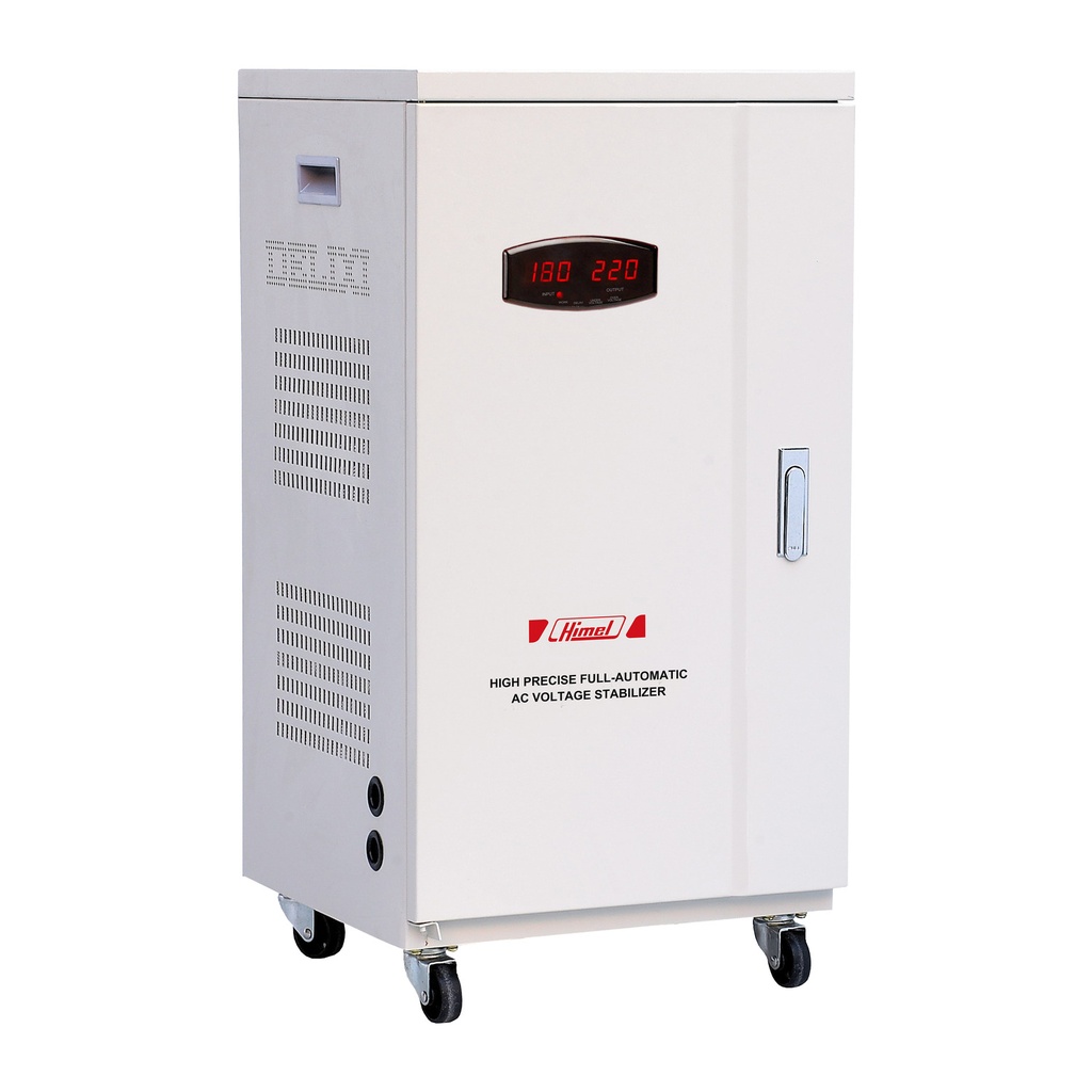 HTND15GH220WF | Voltage stabilizer Himel, HTND, 15 kVA, cabinet terminal, connect, 220 V output, with 2 fans