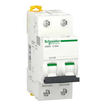A9K24210 | Miniature circuit-breaker, Acti9 iK60N, 2P, 10 A, C curve, 6000 A (IEC 60898-1) Schneider Electric