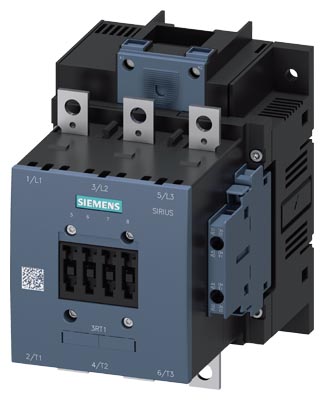 3RT1056-6AP36 | Siemens Contactor, AC-3e/AC-3, 185 A, 90 kW / 400 V, 3P, 220 VAC, 2 NO + 2 NC