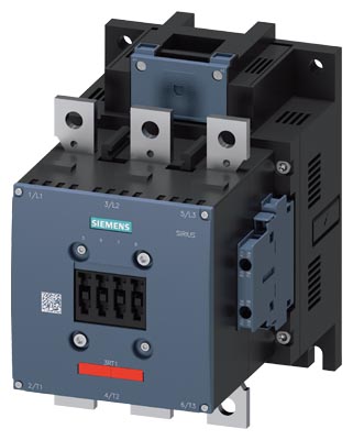3RT1065-6AP36 | Siemens Contactor, AC-3e/AC-3, 265 A, 132 kW / 400 V, 3P, 220 VAC, 2 NO + 2 NC