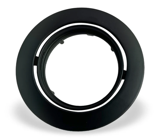 Luma Die Cast Round Spot 7cm Black