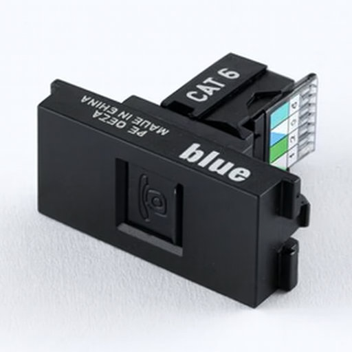 El Sewedy Blue Telephone Outlet Black