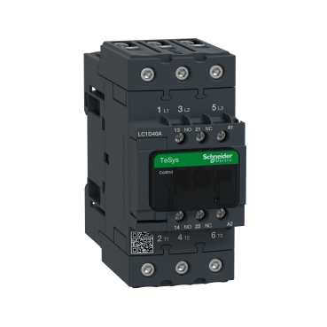 LC1D40AE7 | TeSys D contactor - 3P(3 NO) - AC-3 - <= 440 V 40 A - 48 V AC 50/60 Hz coil