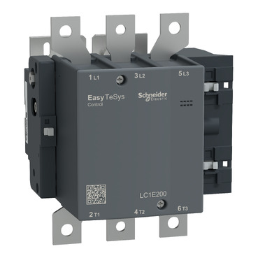 LC1E200M5 - Contactor,Easy TeSys Control,LC1E,3P(3NO),AC-3,<=440V,200A,220V AC coil,50Hz