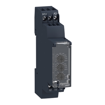 RM17UBE15 - voltage control relay RM17-U - range 65..260 V AC/DC