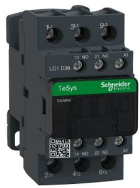 LC1D38Q7 TeSys D contactor - 3P(3 NO) - AC-3 - <= 440 V 38 A - 380 V AC 50/60 Hz coil