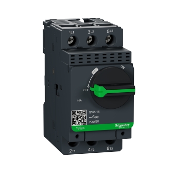 [GV2L16] GV2L16 - Motor circuit breaker, TeSys GV2, 3P, 14 A, magnetic, rotary handle, screw clamp terminals