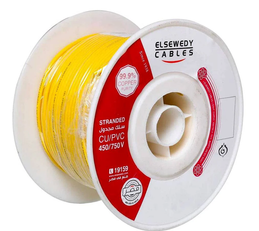 El Sewedy Electric Standard Cable (2mm, Yellow)