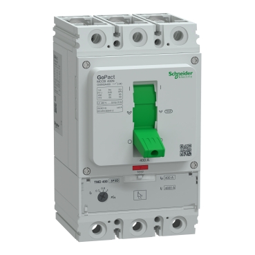 G40N3A400 Schneider Electric MCCB | GoPact 400 3-Pole 400A 50kA at 415V Adjustable Thermal TMD Circuit Breaker