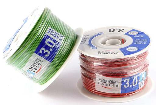 El Sewedy Electric Felexible CU/PVC copper wire (3mm, Green)