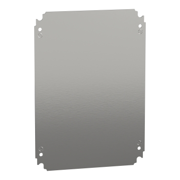 NSYMM43 | Schneider Plain Mounting Plate | 400x300mm, Galvanized Steel